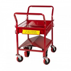 HOS-101-COINGATE Wagen Coin Trolley Drop Gate Red
