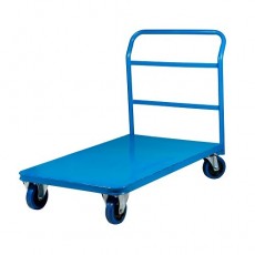PLT-101-1200600 Wagen Platform Trolley Single Handle Medium Blue