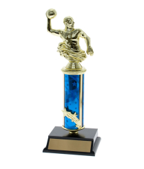  Tube Trophy on P/Base 17cm Plus Figurine