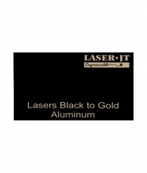 ALUM621A Black/Gold LaserIT Aluminum 300x600x0.5mm