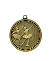  Ballet - Gold Relief Medal 4.5cm Dia