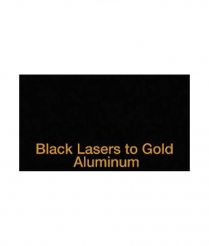 ULT203S Black/Gold Ultra Laser Aluminum 300x600x0.5mm