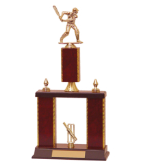  Gd Edged Trophy on P/Base <Br>32.5cm Plus Figurine