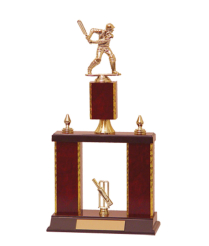  Gd Edged Trophy on P/Base <Br>30cm Plus Figurine