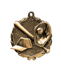 32130Z Baseball - Bronze Medal 4.5cm Dia
