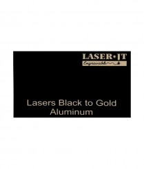 ALUM621A Black/Gold LaserIT Aluminum 300x600x0.5mm