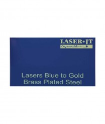 BST623B Blue LaserIT Brass Plated Steel 300x600x0.4mm