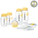 Medela breast milk store and feed set