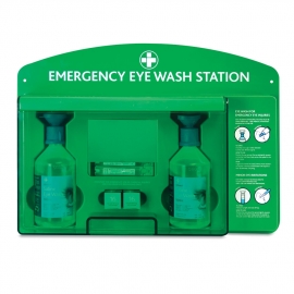 918K Premier Eye Wash Station with components