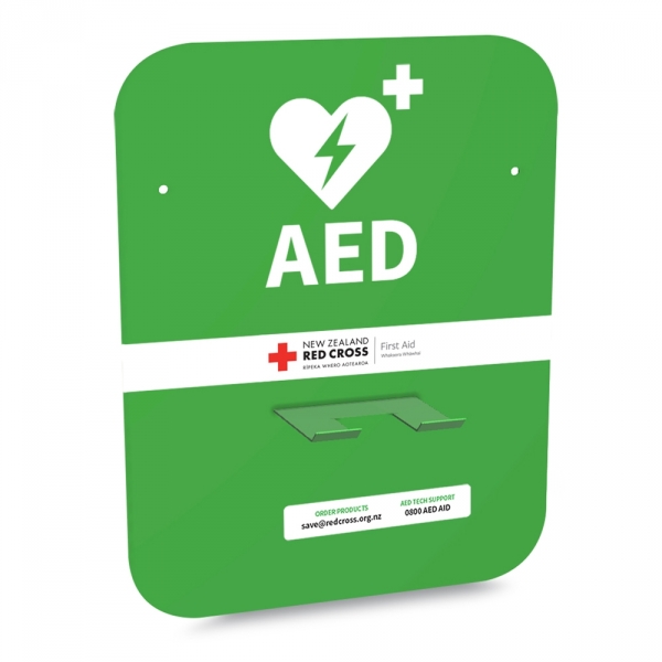 X1206 Red Cross AED wall bracket