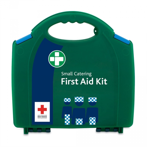 X1226 Red Cross Small Workplace Catering First Aid Kit Aura Case