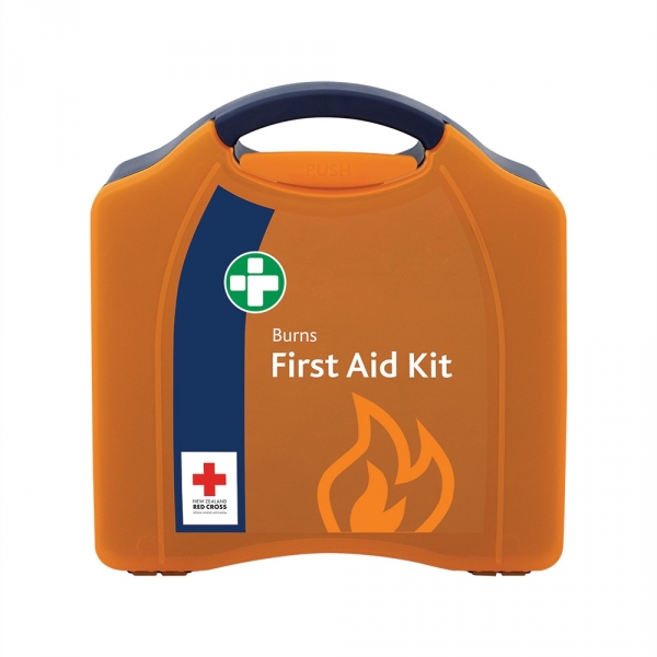 X1231 Red Cross Compact Burns First Aid Kit Aura Case