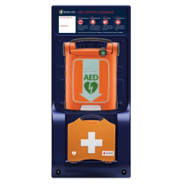 X1289 Red Cross Spectra AED wall panel