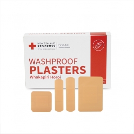 X1370 Red Cross washproof plasters assorted box of 40