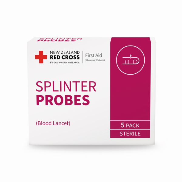 X1452 Red Cross Splinter Probes 5pk