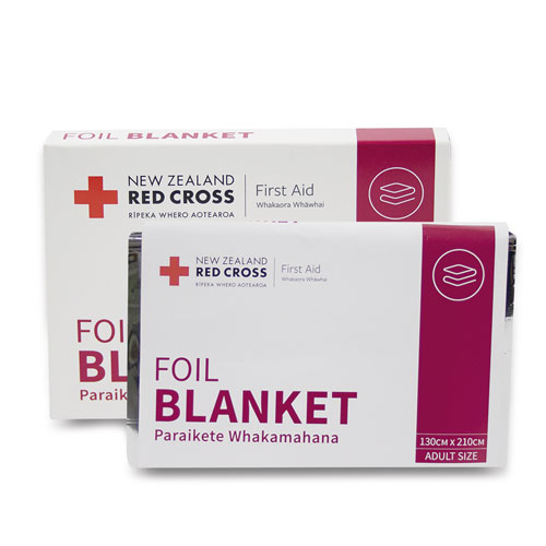 X1588 Red Cross Foil Blanket Boxed - Adult