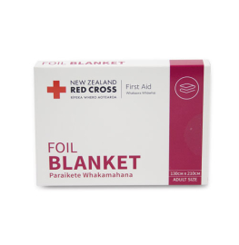 X1588 Red Cross Foil Blanket (Adult) Boxed