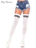  RIBBED ATHLETIC THIGH HIGHS