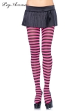 NYLON STRIPED TIGHTS