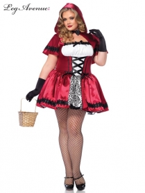  GOTHIC RED RIDING HOOD PLUS SIZE