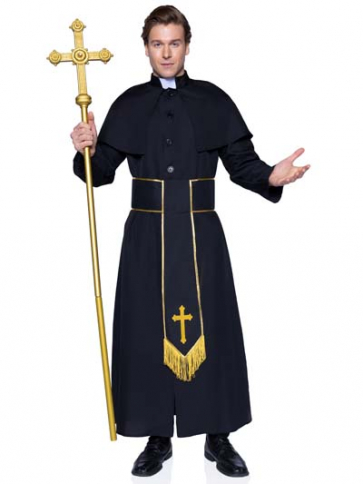  MEN'S PRIEST COSTUME
