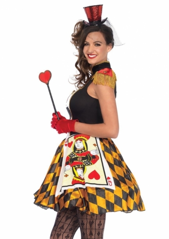 86638S QUEEN'S CARD GUARD,HEART KEYHOLE DRESS SMALL