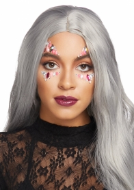 EYE015 ZINNIA ADHESIVE FACE JEWELS STICKER