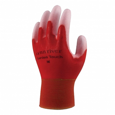 Red PU Palm glove