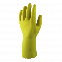 yellow rubber glove