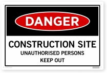 construction site sign