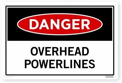 overhead power lines