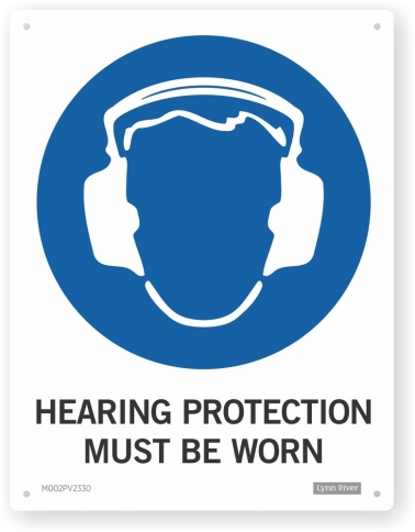 hearing protection sign