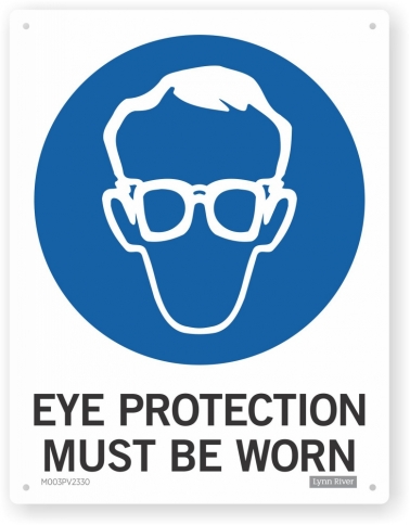 eye protection sign