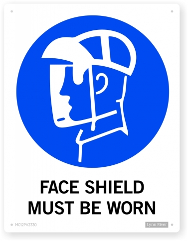 face shield sign