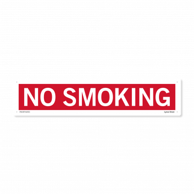 No Smoking PVC