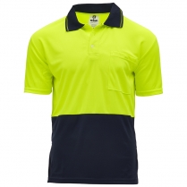 Wise Yellow Hi-Vis Polo
