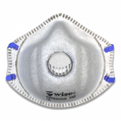SR63068 Wise Carbon P2 Mask with valve - 10 pk