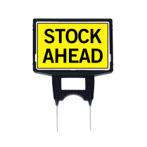 Stock Ahead Sign