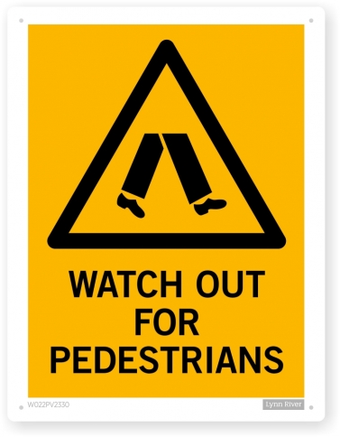 pedestrians sign