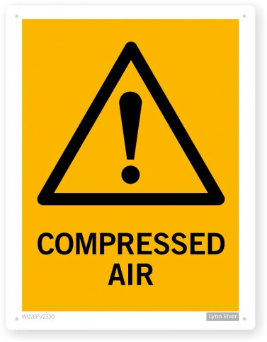 compressed air sign