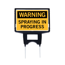 Spraying Sign