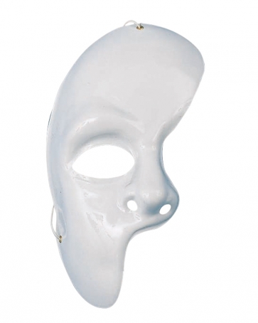 50025 Phantom Of The Opera Mask White
