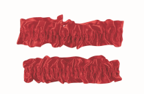 51562 Garter Armbands-Red