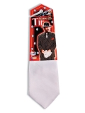 61489 Gangster Tie White