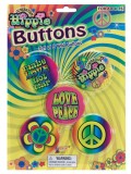 62165 Hippie 5Pce Button Set