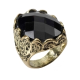 73226 Medieval Fantasy Black Stone Ring