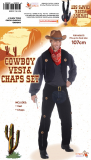 D21258 Cowboy Vest & Chaps Set