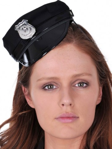 N20938 Mini Police Cap Black