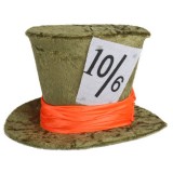 N2614G Mini Mad Hatter Hat Green