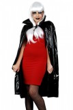 N8311 Cape with Collar PVC Black